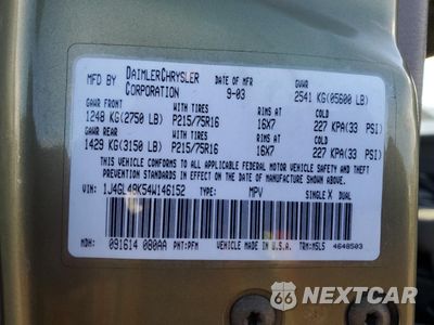Zdjęcie 13 z 13 samochodu: 2004 JEEP LIBERTY SPORT VIN:1J4GL48K54W146152 - miniatura