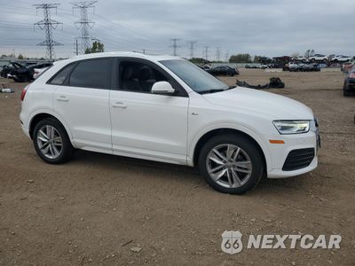 Czwarte zdjęcie samochodu z boku: 2018 AUDI Q3 PREMIUM VIN:WA1BCCFS1JR028293 - miniatura