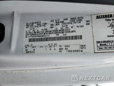 Zdjęcie 12 z 14 samochodu: 2010 FORD E250 DELIVERY VAN VIN:1FTNE2EW8ADB03113 - miniatura
