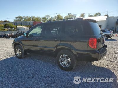 Drugie zdjęcie samochodu z przodu: 2003 HONDA PILOT EXL VIN:2HKYF18643H576715 - miniatura