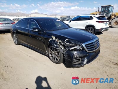 Czwarte zdjęcie samochodu z boku: 2019 MERCEDES-BENZ S 560 VIN:WDDUG8DB4KA495524 - miniatura