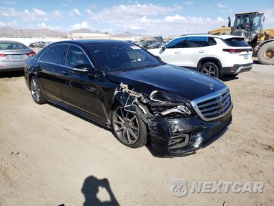 Czwarte zdjęcie samochodu z boku: 2019 MERCEDES-BENZ S 560 VIN:WDDUG8DB4KA495524 - miniatura