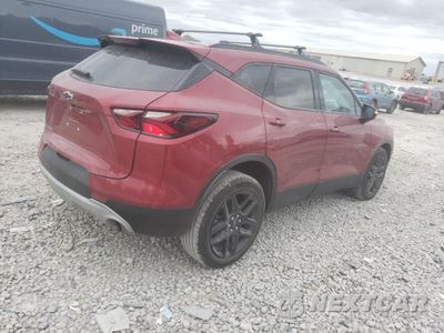 Trzecie zdjęcie samochodu z tyłu: 2022 CHEVROLET BLAZER 2LT VIN:3GNKBCR46NS185771 - miniatura