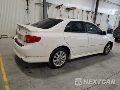 Trzecie zdjęcie samochodu z tyłu: 2010 TOYOTA COROLLA BASE VIN:1NXBU4EE9AZ347289 - miniatura