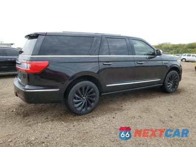 Trzecie zdjęcie samochodu z tyłu: 2020 LINCOLN NAVIGATOR L BLACK LABEL VIN:5LMJJ3TT7LEL22109 - miniatura