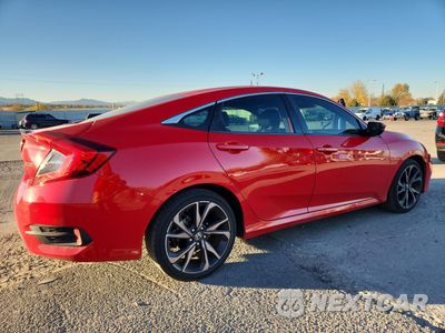 Trzecie zdjęcie samochodu z tyłu: 2019 HONDA CIVIC SPORT VIN:2HGFC2F89KH592119 - miniatura