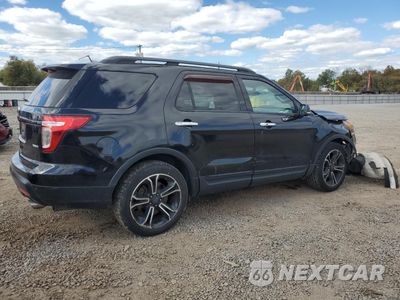 Trzecie zdjęcie samochodu z tyłu: 2013 FORD EXPLORER SPORT VIN:1FM5K8GT5DGC32679 - miniatura