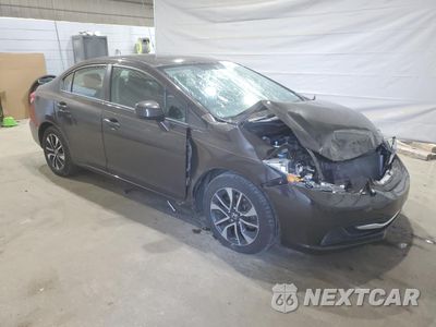 Czwarte zdjęcie samochodu z boku: 2013 HONDA CIVIC EX VIN:2HGFB2F88DH503792 - miniatura