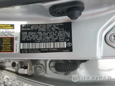 Zdjęcie 12 z 14 samochodu: 2014 TOYOTA CAMRY L VIN:4T4BF1FK2ER373502 - miniatura