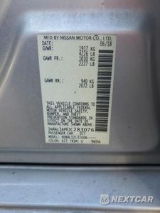 Zdjęcie 12 z 12 samochodu: 2018 NISSAN ALTIMA 2.5 SV VIN:1N4AL3AP0JC283076 - miniatura