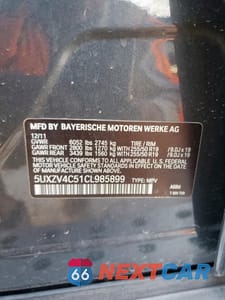 Zdjęcie 14 z 14 samochodu: 2012 BMW X5 XDRIVE35I VIN:5UXZV4C51CL985899 - miniatura