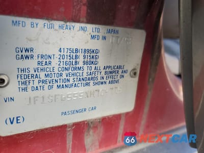 Zdjęcie 13 z 13 samochodu: 1999 SUBARU FORESTER S VIN:JF1SF6555XH704775 - miniatura