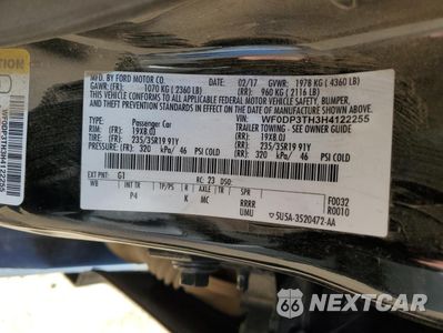 Zdjęcie 12 z 14 samochodu: 2017 FORD FOCUS RS VIN:WF0DP3TH3H4122255 - miniatura
