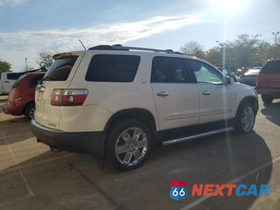 Trzecie zdjęcie samochodu z tyłu: 2010 GMC ACADIA SLT-2 VIN:1GKLVNED4AJ173074 - miniatura