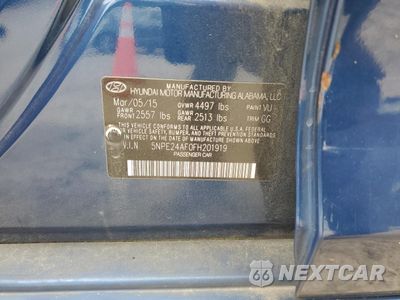 Zdjęcie 12 z 14 samochodu: 2015 HYUNDAI SONATA VIN:5NPE24AF0FH201919 - miniatura