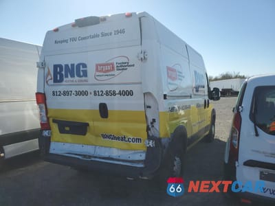 Trzecie zdjęcie samochodu z tyłu: 2023 RAM PROMASTER 1500 1500 HIGH VIN:3C6LRVBG2PE567426 - miniatura