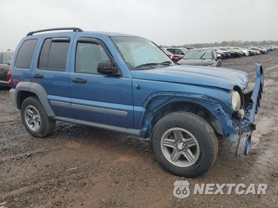 Czwarte zdjęcie samochodu z boku: 2005 JEEP LIBERTY SPORT VIN:1J4GL48K75W568621 - miniatura