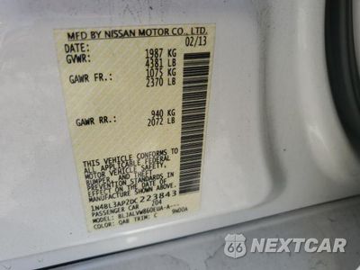 Zdjęcie 13 z 13 samochodu: 2013 NISSAN ALTIMA 3.5S VIN:1N4BL3AP2DC223843 - miniatura