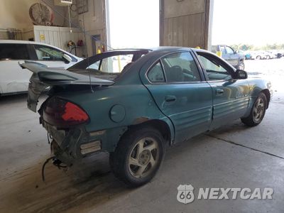 Trzecie zdjęcie samochodu z tyłu: 1999 PONTIAC GRAND AM SE VIN:1G2NE52T0XM701933 - miniatura