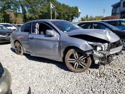 Czwarte zdjęcie samochodu z boku: 2017 HONDA ACCORD TOURING VIN:1HGCR3F96HA011201 - miniatura