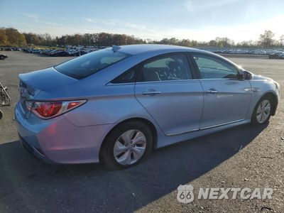 Trzecie zdjęcie samochodu z tyłu: 2013 HYUNDAI SONATA HYBRID VIN:KMHEC4A49DA078696 - miniatura