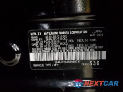 Zdjęcie 13 z 13 samochodu: 2024 MITSUBISHI ECLIPSE CROSS LE VIN:JA4ATVAA1RZ066737 - miniatura