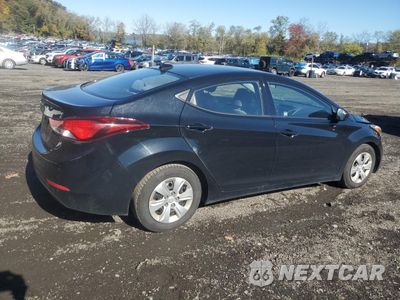 Trzecie zdjęcie samochodu z tyłu: 2016 HYUNDAI ELANTRA SE VIN:5NPDH4AE9GH763546 - miniatura