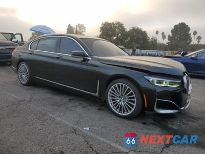 Czwarte zdjęcie samochodu z boku: 2020 BMW 740 XI VIN:WBA7T4C06LCD44640 - miniatura