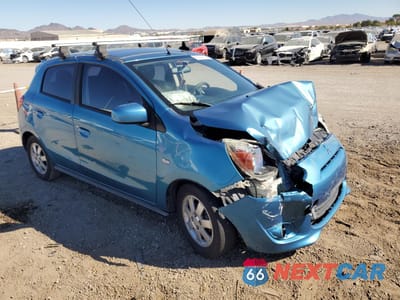 Czwarte zdjęcie samochodu z boku: 2014 MITSUBISHI MIRAGE ES VIN:ML32A4HJ3EH013301 - miniatura
