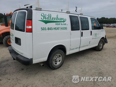 Trzecie zdjęcie samochodu z tyłu: 2022 CHEVROLET EXPRESS G2500 VIN:1GCWGAF75N1204598 - miniatura