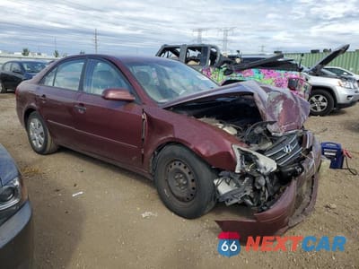 Czwarte zdjęcie samochodu z boku: 2010 HYUNDAI SONATA GLS VIN:5NPET4AC6AH611944 - miniatura