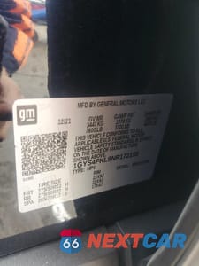 Zdjęcie 14 z 14 samochodu: 2022 CADILLAC ESCALADE SPORT VIN:1GYS4FKL9NR172189 - miniatura