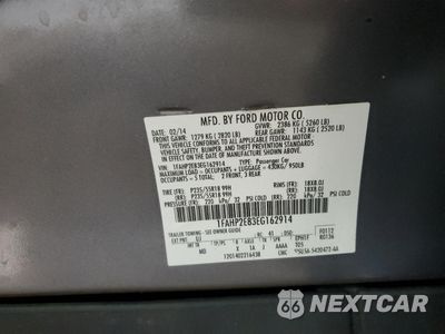 Zdjęcie 13 z 15 samochodu: 2014 FORD TAURUS SEL VIN:1FAHP2E83EG162914 - miniatura