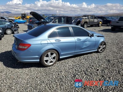 Trzecie zdjęcie samochodu z tyłu: 2010 MERCEDES-BENZ C 300 VIN:WDDGF5EB3AR096035 - miniatura