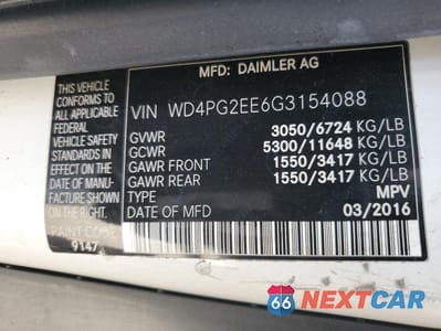 Zdjęcie 13 z 13 samochodu: 2016 MERCEDES-BENZ METRIS VIN:WD4PG2EE6G3154088 - miniatura