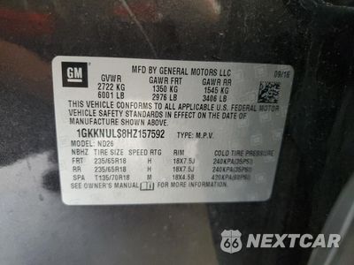 Zdjęcie 13 z 15 samochodu: 2017 GMC ACADIA SLT-1 VIN:1GKKNULS8HZ157592 - miniatura