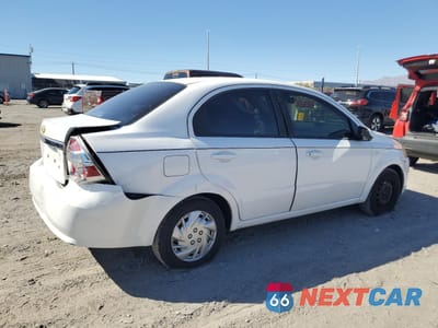 Trzecie zdjęcie samochodu z tyłu: 2007 CHEVROLET AVEO BASE VIN:KL1TD56697B180806 - miniatura