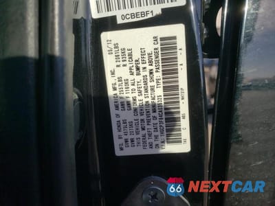 Zdjęcie 13 z 13 samochodu: 2012 HONDA ACCORD EXL VIN:1HGCP3F84CA035325 - miniatura