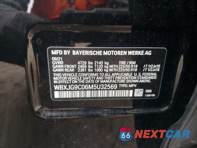 Zdjęcie 14 z 15 samochodu: 2021 BMW X1 XDRIVE28I VIN:WBXJG9C06M5U32569 - miniatura