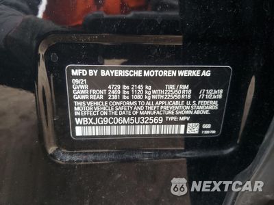 Zdjęcie 14 z 15 samochodu: 2021 BMW X1 XDRIVE28I VIN:WBXJG9C06M5U32569 - miniatura