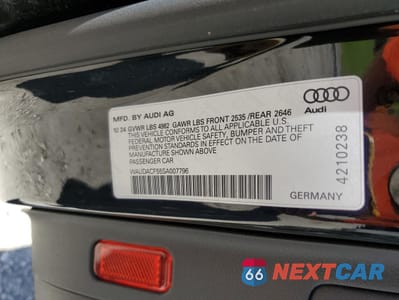 Zdjęcie 13 z 13 samochodu: 2025 AUDI A5 PREMIUM 45 VIN:WAUDACF55SA007796 - miniatura
