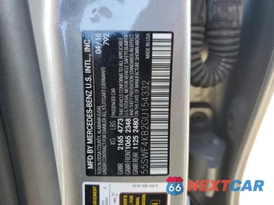Zdjęcie 12 z 12 samochodu: 2016 MERCEDES-BENZ C 300 4MATIC VIN:55SWF4KB2GU154332 - miniatura