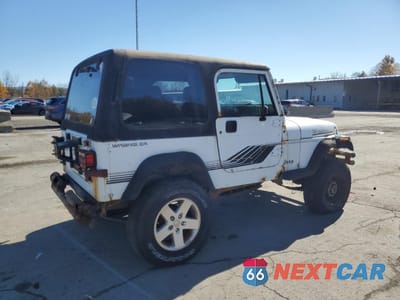 Trzecie zdjęcie samochodu z tyłu: 1992 JEEP WRANGLER / YJ S VIN:2J4FY19P7NJ552349 - miniatura