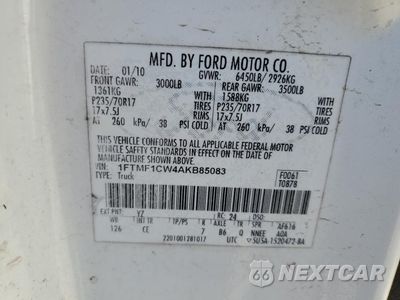 Zdjęcie 12 z 12 samochodu: 2010 FORD F150 VIN:1FTMF1CW4AKB85083 - miniatura