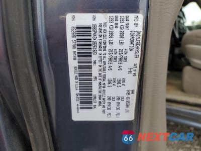 Zdjęcie 13 z 13 samochodu: 2001 DODGE GRAND CARAVAN SPORT VIN:1B8GP443X1B261823 - miniatura