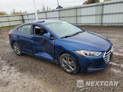 Czwarte zdjęcie samochodu z boku: 2017 HYUNDAI ELANTRA SE VIN:5NPD84LF6HH073552 - miniatura