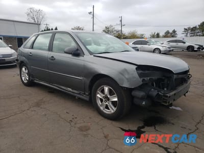 Czwarte zdjęcie samochodu z boku: 2005 CHEVROLET MALIBU MAXX LS VIN:1G1ZT64885F152025 - miniatura