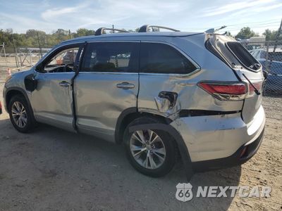 Drugie zdjęcie samochodu z przodu: 2015 TOYOTA HIGHLANDER XLE VIN:5TDJKRFH5FS086024 - miniatura