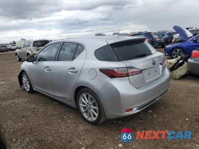 Drugie zdjęcie samochodu z przodu: 2012 LEXUS CT 200 VIN:JTHKD5BH7C2070020 - miniatura