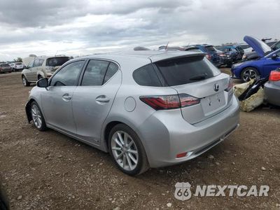 Drugie zdjęcie samochodu z przodu: 2012 LEXUS CT 200 VIN:JTHKD5BH7C2070020 - miniatura